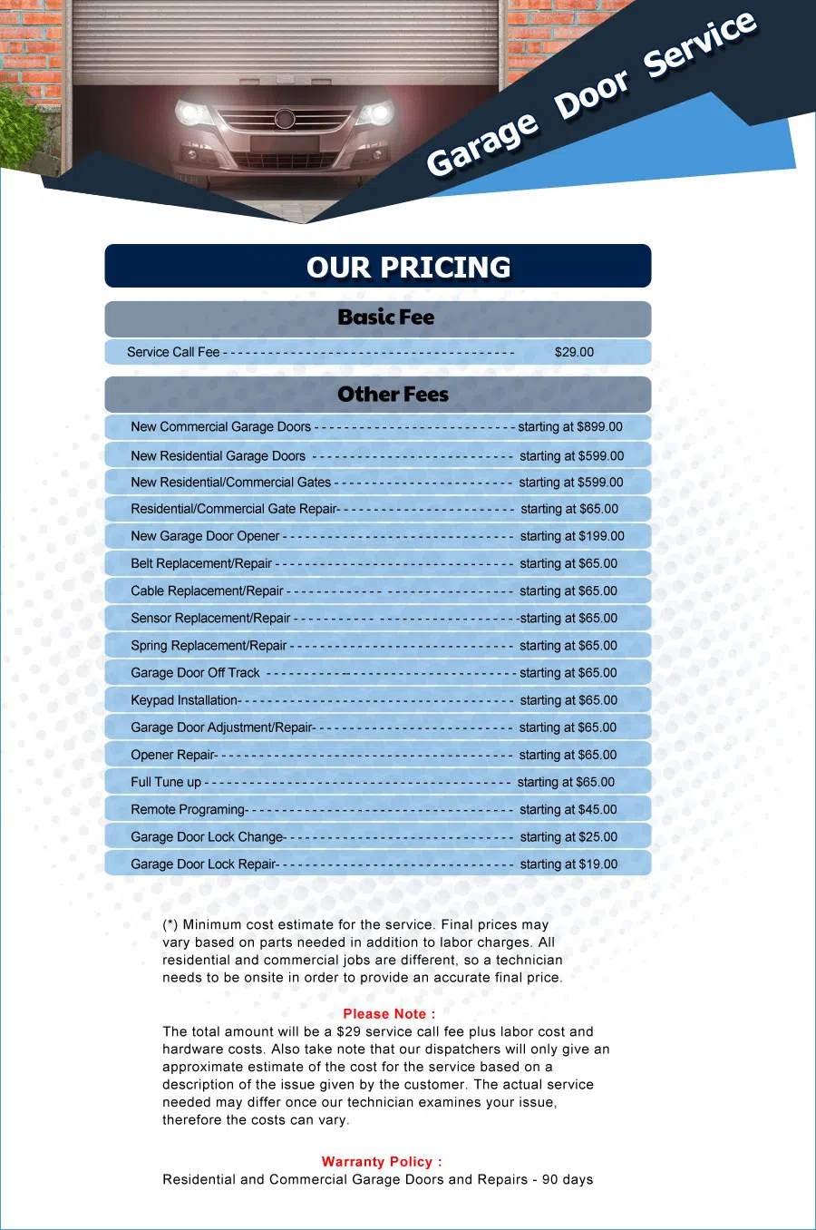 United Garage Door Orlando, FL 407-850-8977